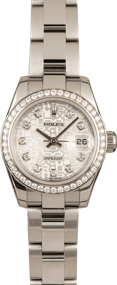 Pre-Owned Rolex Datejust 179384 Diamond Jubilee Dial