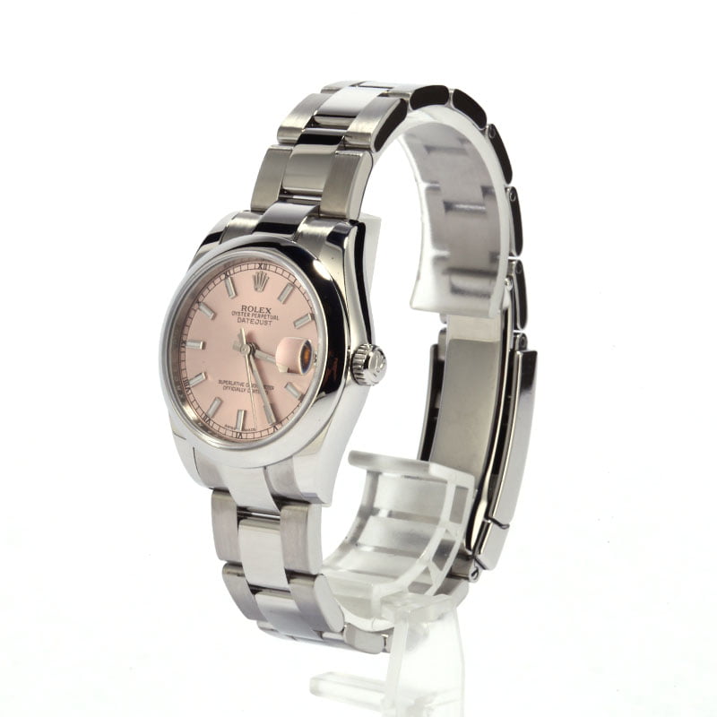 Pre-Owned Rolex Datejust 178240 Pink Dial