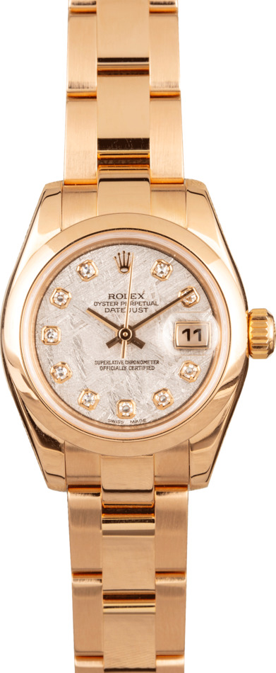 Rolex Datejust 179165 Rose Gold