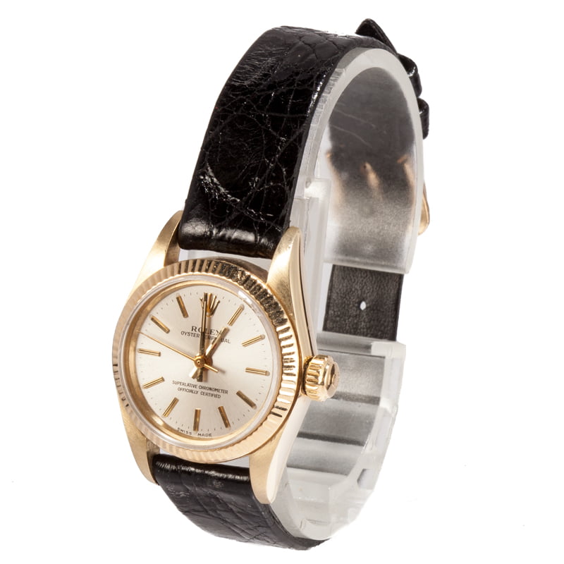 Ladies Gold Rolex Oyster Perpetual 67197