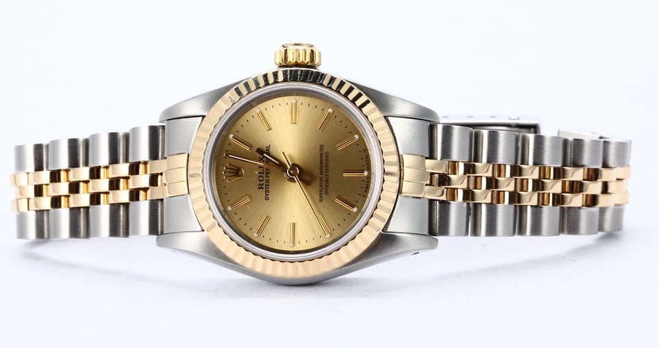 Rolex Ladies Oyster Perpetual 67193 Certified PreOwned