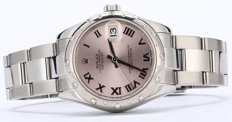 Rolex Mid-size Datejust 178344 Pink Dial