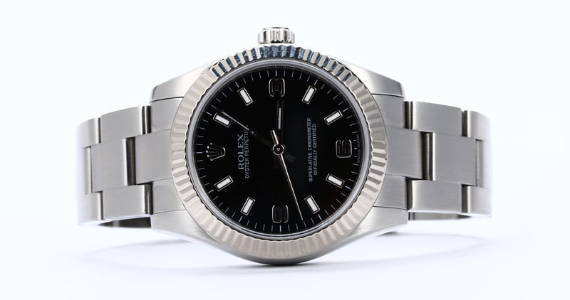 Rolex Oyster Perpetual 177234BKSAO Midsize Watch