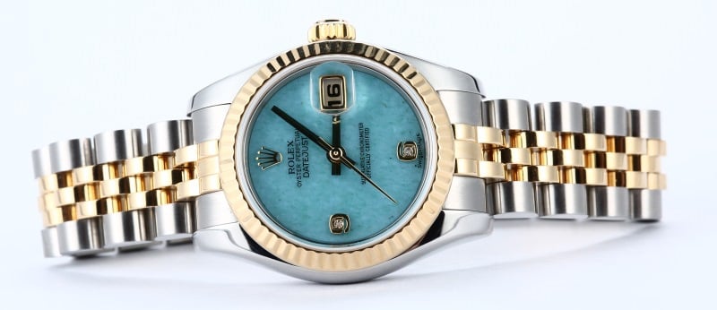 Rolex Lady-Datejust 179173 Turquoise Diamond