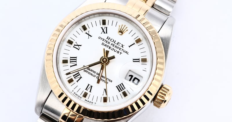 Rolex Ladies Datejust 79173 White Arabic