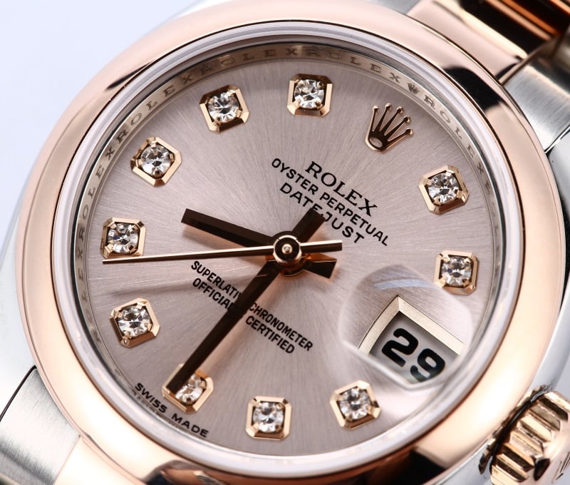 Rolex Women's Datejust 179161SDO Everose Gold