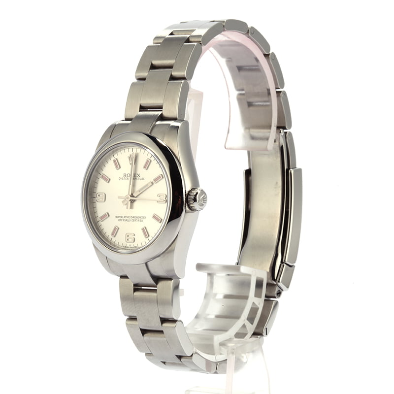 Pre Owned Rolex Ladies Oyster Perpetual 177200 Arabic Dial T