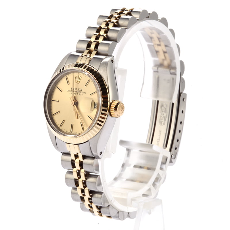 Pre Owned Rolex Date 6917 Two Tone Jubilee
