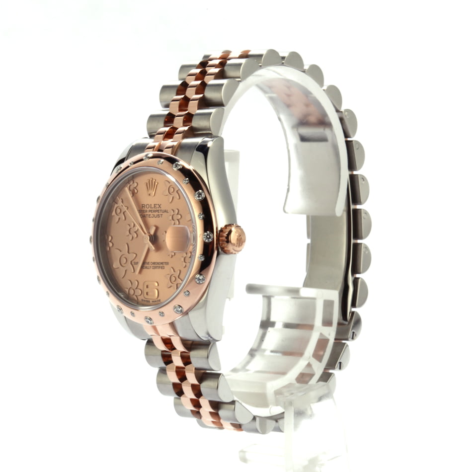 Used Rolex Datejust 178341 Bronze Floral Dial