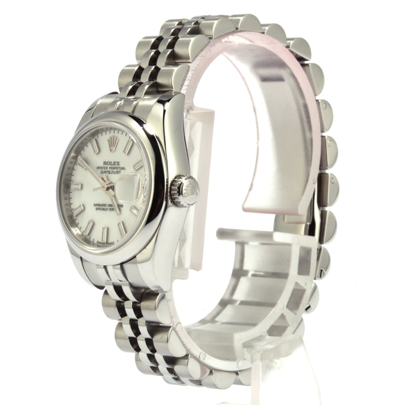 Pre Owned Rolex Ladies Datejust 179160 White Dial T