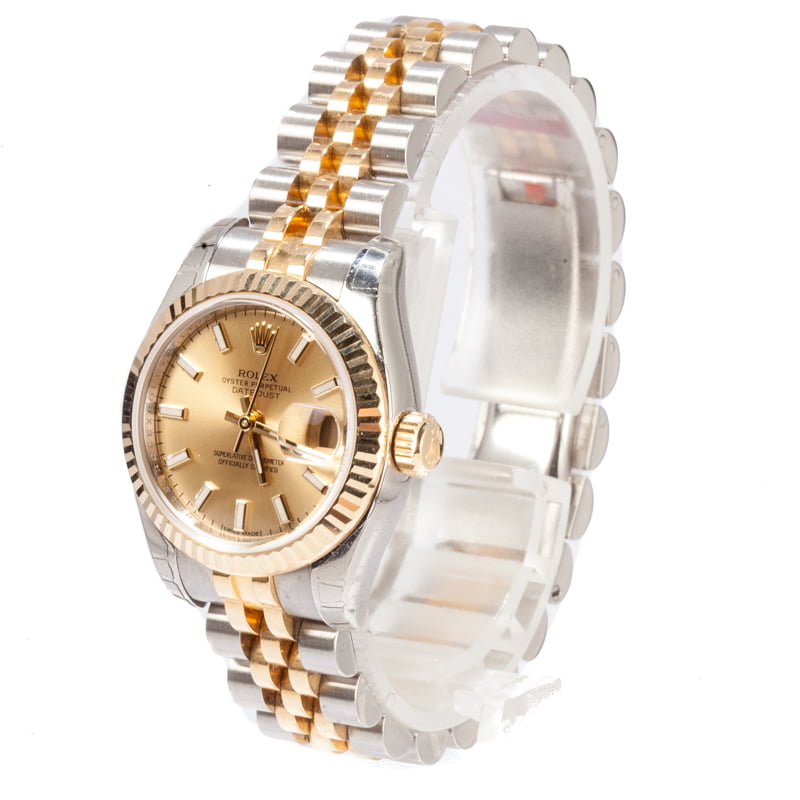 Rolex Lady-Datejust 179173 Two-Tone Champagne