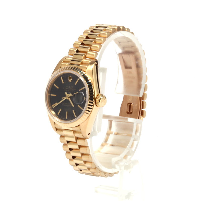 Used Rolex Lady Presidential 69178 Fluted Bezel