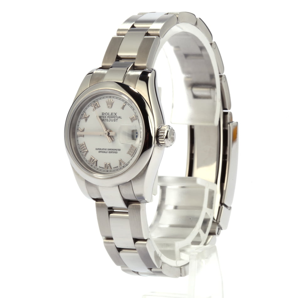 Pre-Owned Rolex Ladies Datejust 179160 White Roman Dial