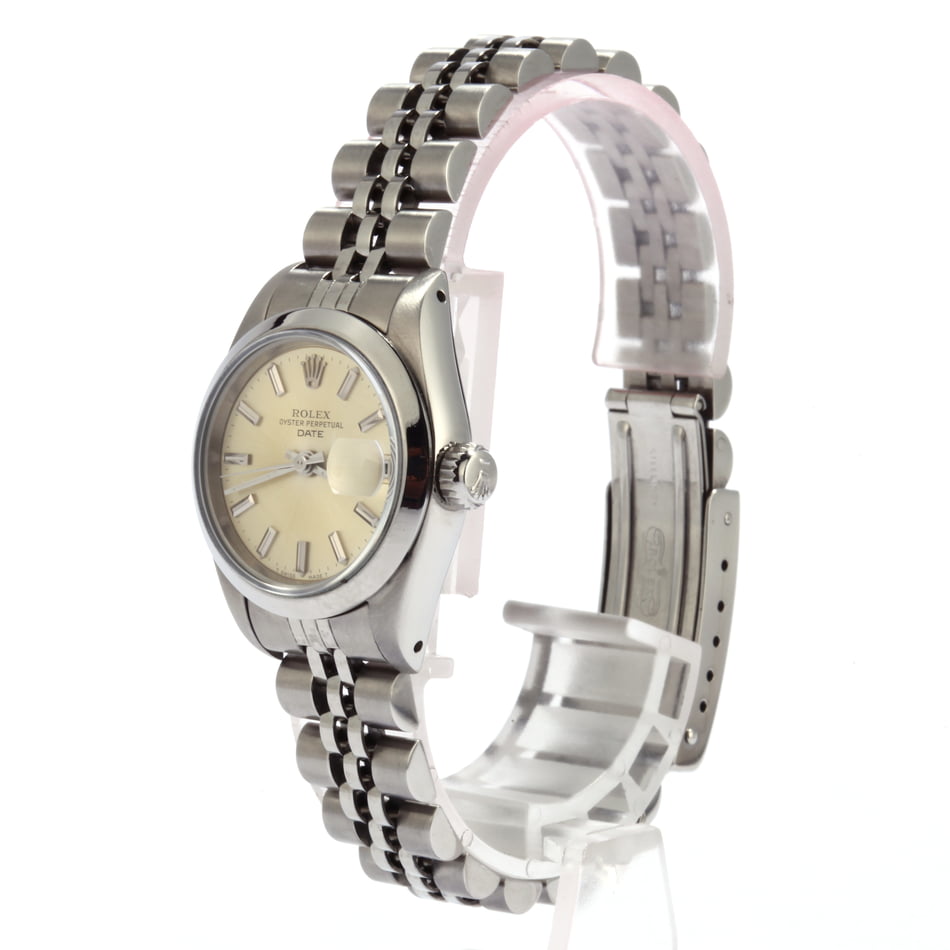 Pre-Owned Rolex Ladies Datejust 69160 Aged Silver Dial