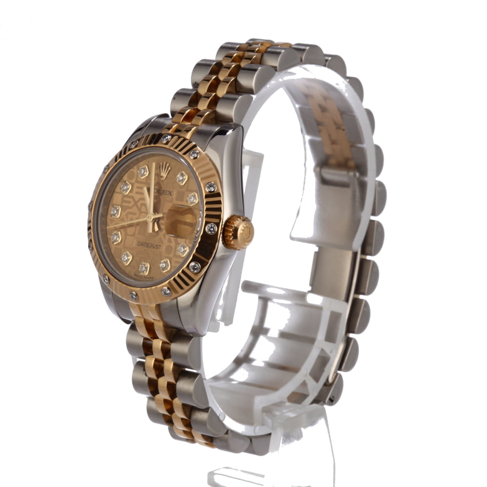 Ladies Rolex Datejust Diamond Dial and Bezel Watch 179313