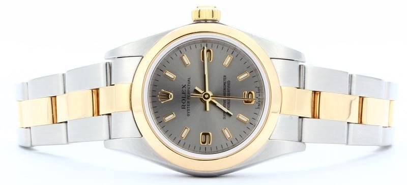 Ladies Rolex Oyster Perpetual Two Toned 76183