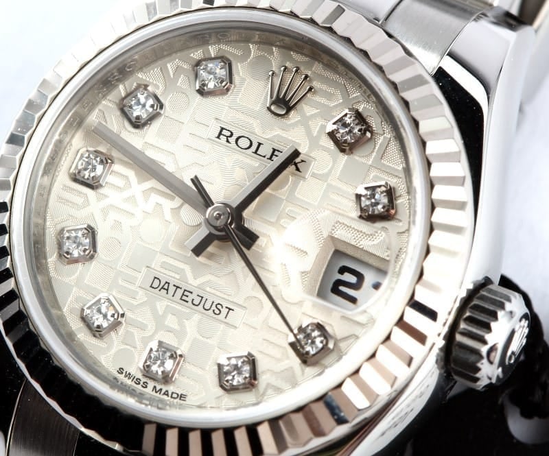 Ladies Used Rolex Diamond Dial 179174
