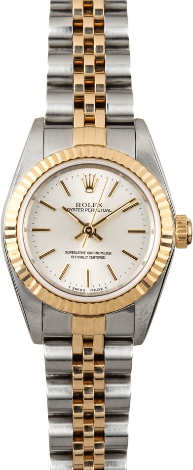 Ladies Rolex Oyster Perpetual 76193 Pre-Owned