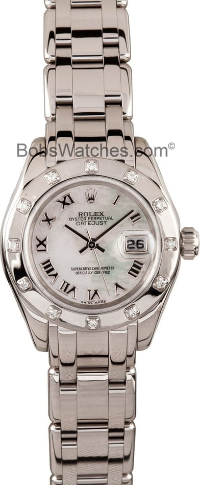 Lady Rolex Pearlmaster Mother Of Pearl 1
