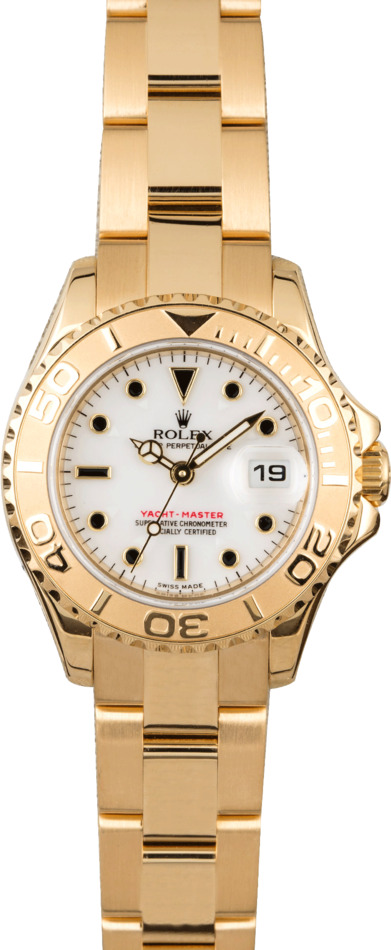 Rolex Yacht-Master 169628 Yellow Gold Ladies Watch