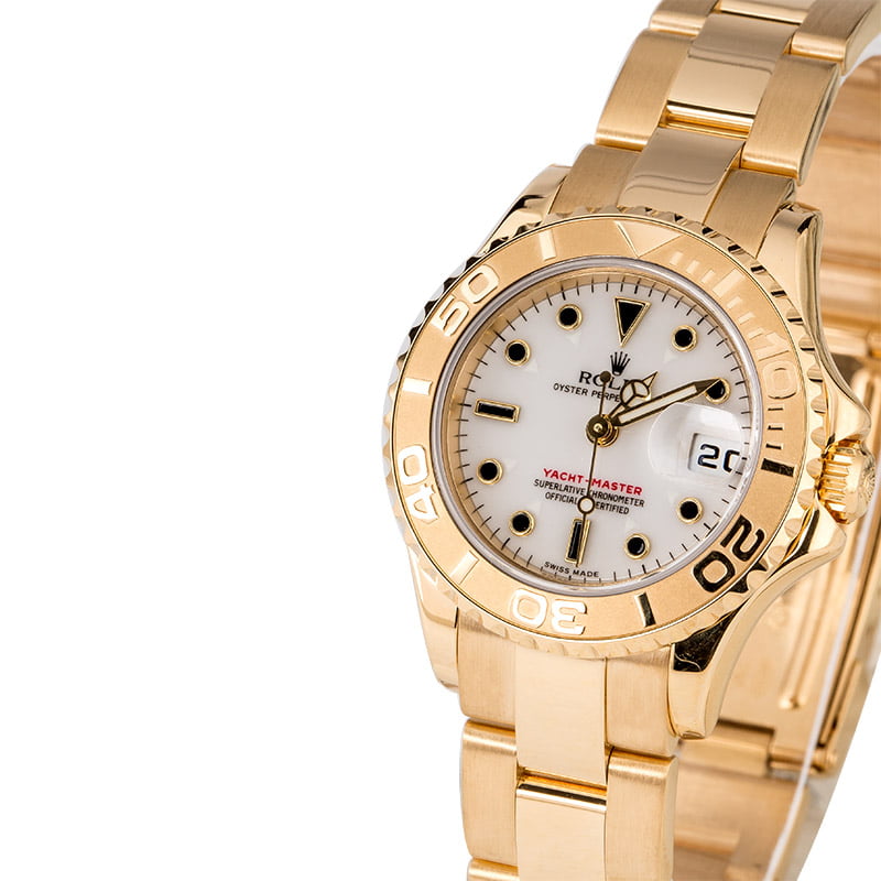 Rolex Yacht-Master 169628 Yellow Gold Ladies Watch