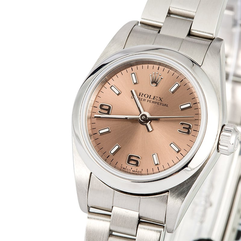Rolex Ladies Oyster Perpetual 76080 Pink