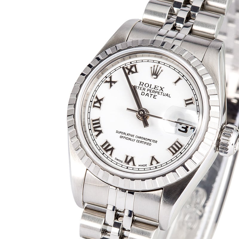 Ladies Rolex Date 79240 White