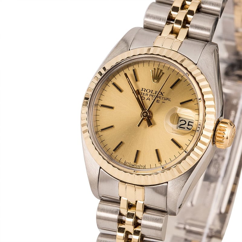 Pre Owned Rolex Date 6917 Two Tone Jubilee