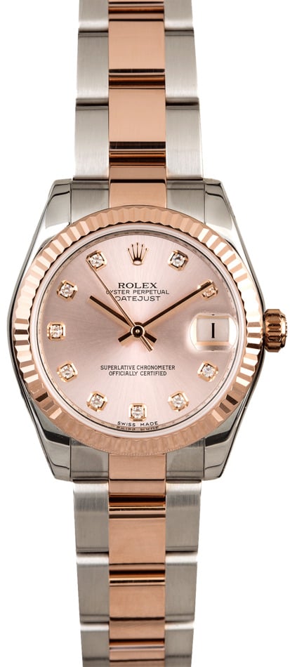 Rolex Datejust 178271 Two Tone Everose Oyster