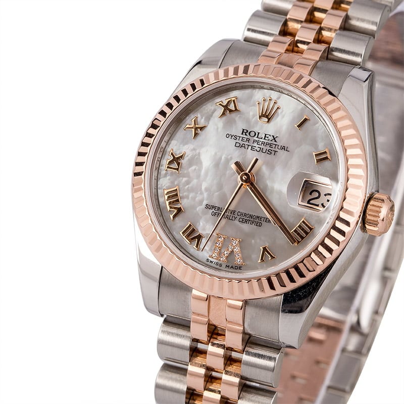 Pre-Owned Rolex Datejust 178271 Mother of Pearl