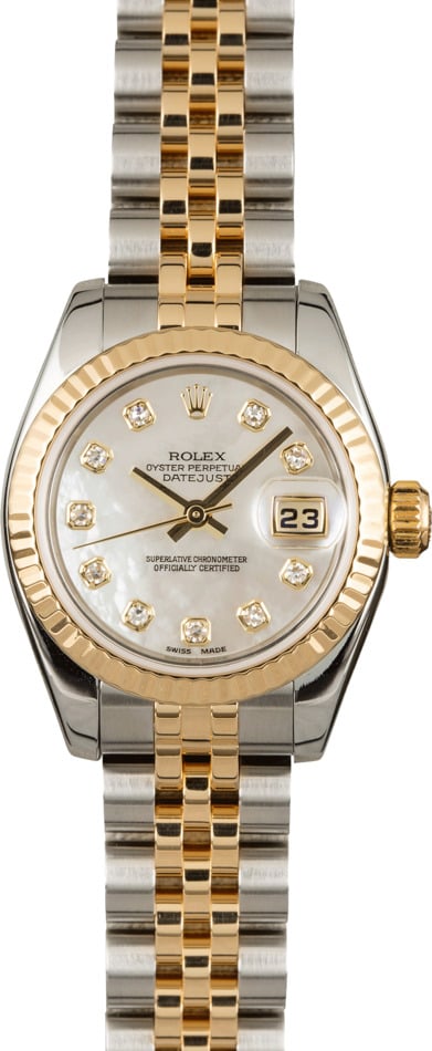 Rolex Datejust 179173 Mother of Pearl Diamond Dial