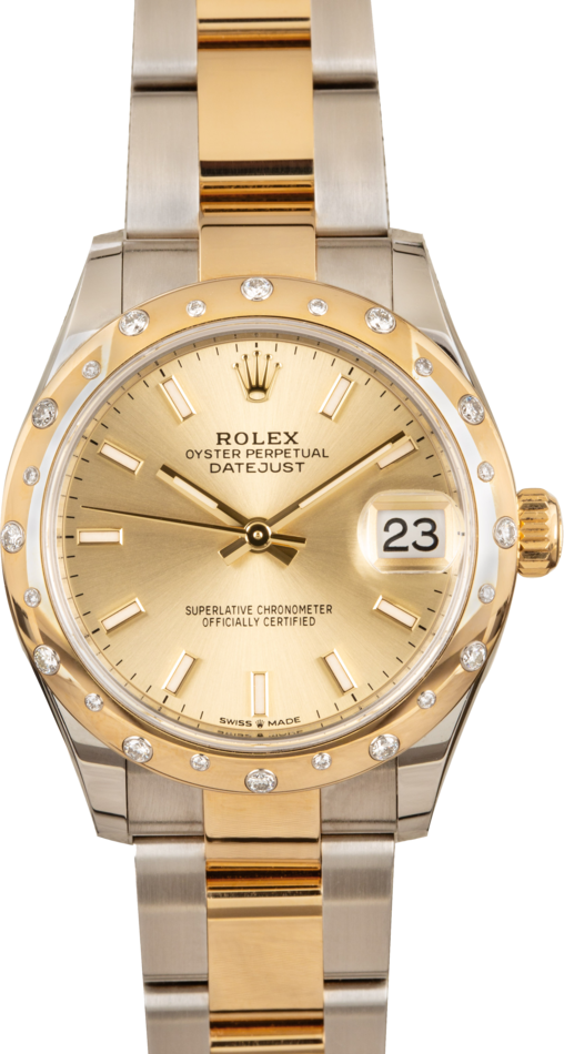 Pre-Owned Rolex Datejust 278343 Stainless Steel & 18k Yellow Gold