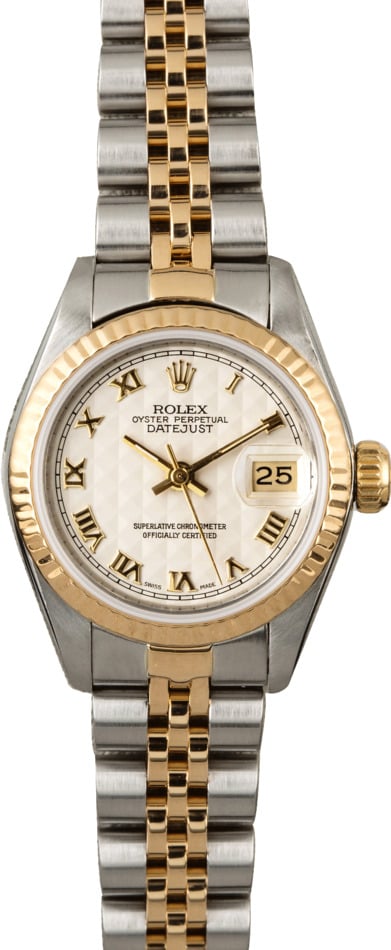 Rolex Datejust 79163 Ivory Pyramid Dial