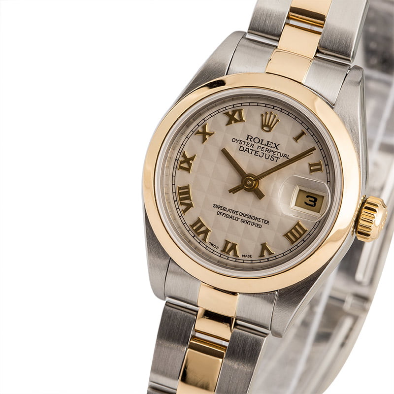 Pre Owned Rolex Lady-Datejust 79163 Ivory Pyramid