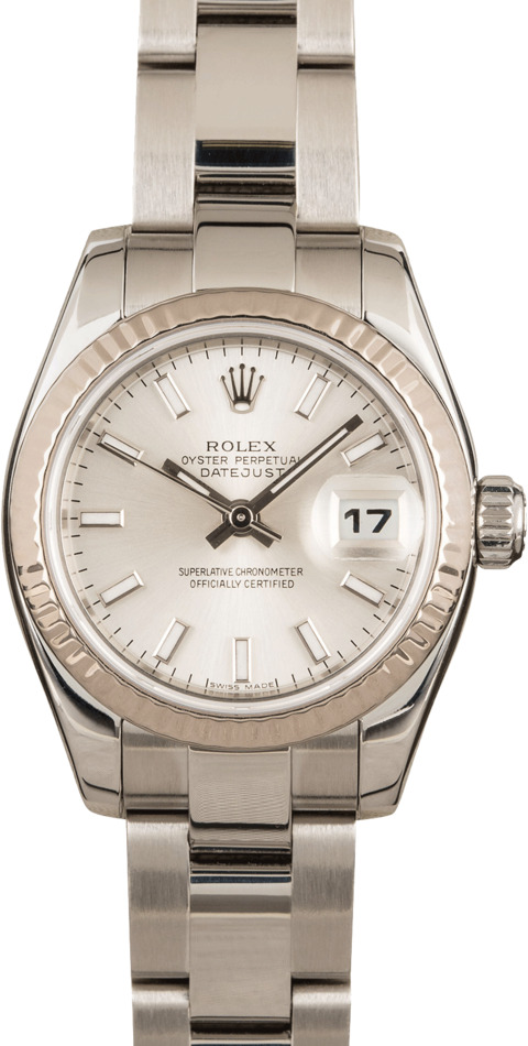 Used Ladies Rolex Oyster Perpetual DateJust 179174