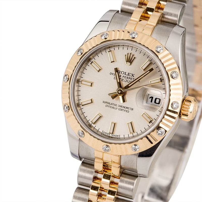 Two Tone Rolex Ladies Datejust 179313 Certified Pre Owned