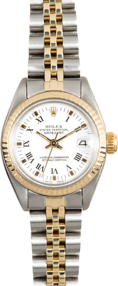 Rolex Ladies Datejust 6917 White Roman