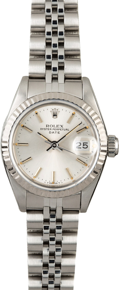 Rolex Ladies Datejust 69174 Silver Dial