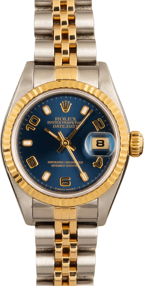 Rolex Ladies Datejust 79173 Blue Dial