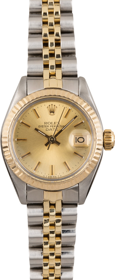 Used Rolex Date 6917 Champagne Dial