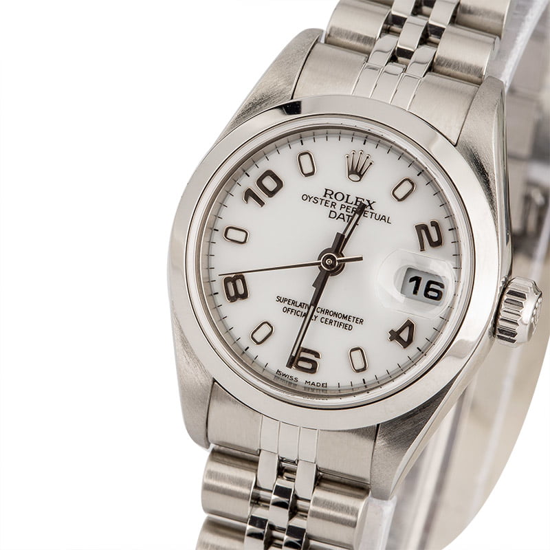 Pre Owned Ladies Rolex Date 79160 White T