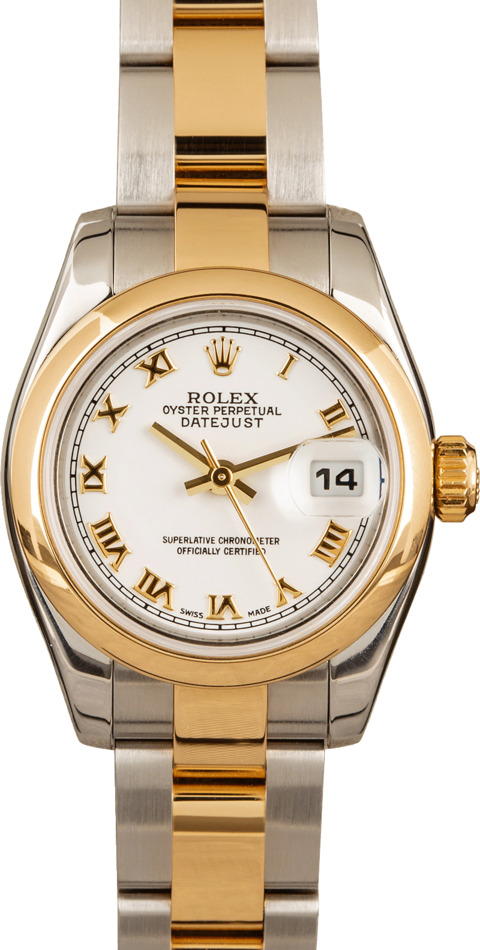 Used Rolex Lady Datejust 179163 Two Tone Oyster