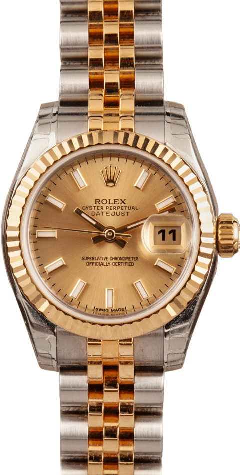 Rolex Lady-Datejust 179173 Two-Tone Champagne
