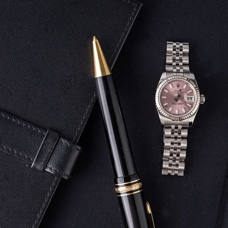 Women's Rolex Datejust 179174 Pink Dial