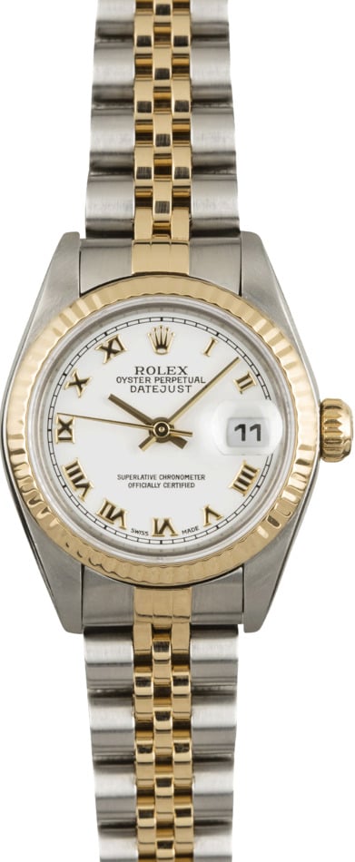 Used Rolex Lady Datejust 79173 White Index Dial