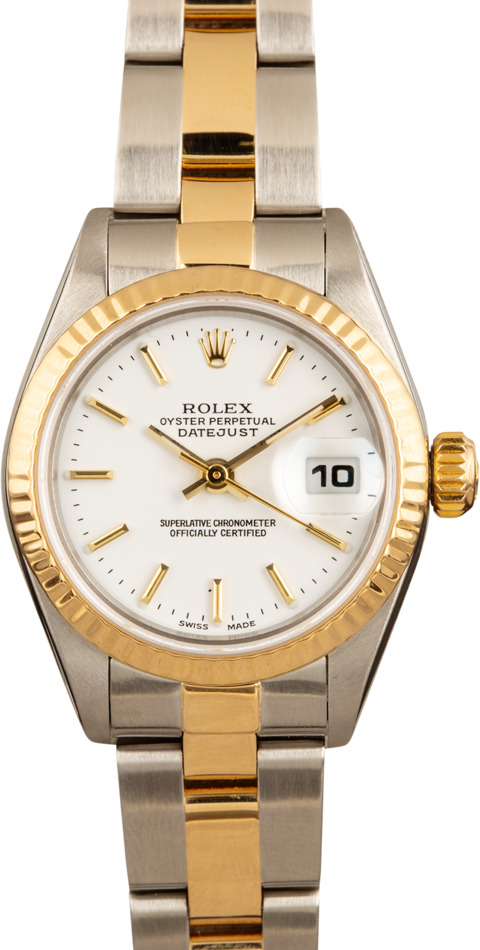 PreOwned Rolex Datejust 79173 White Index Dial