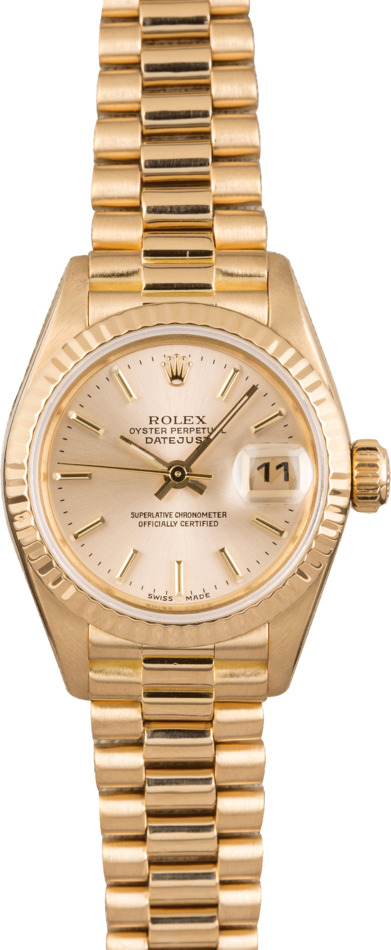 Pre Owned Rolex Lady President 69178