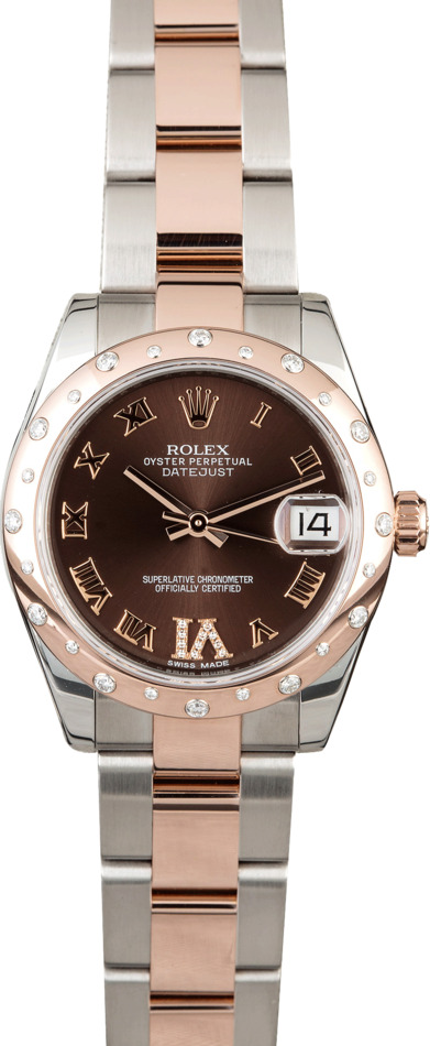 Rolex Datejust 178341 Chocolate Dial Two Tone Oyster