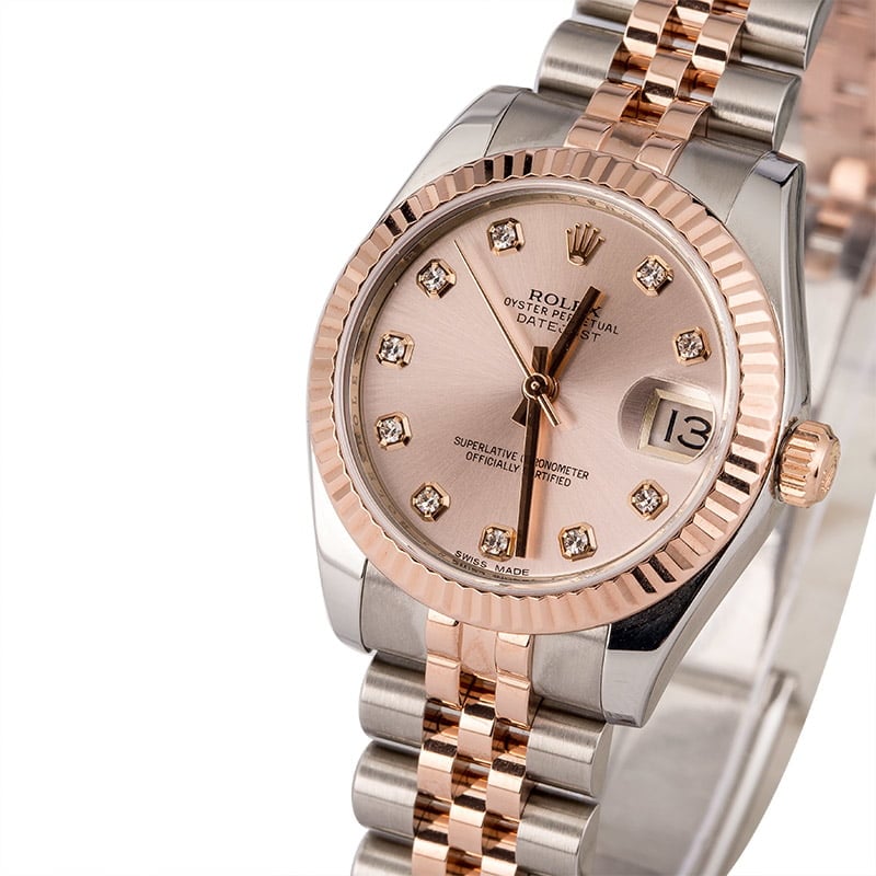 Pre Owned Rolex Datejust 178271 Diamond Dial