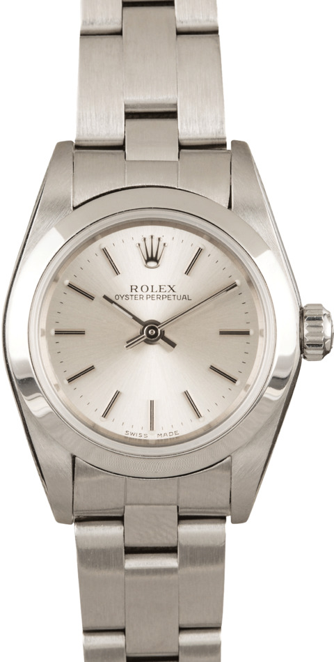 Ladies Rolex Oyster Perpetual 76080 Certified Pre-Owned
